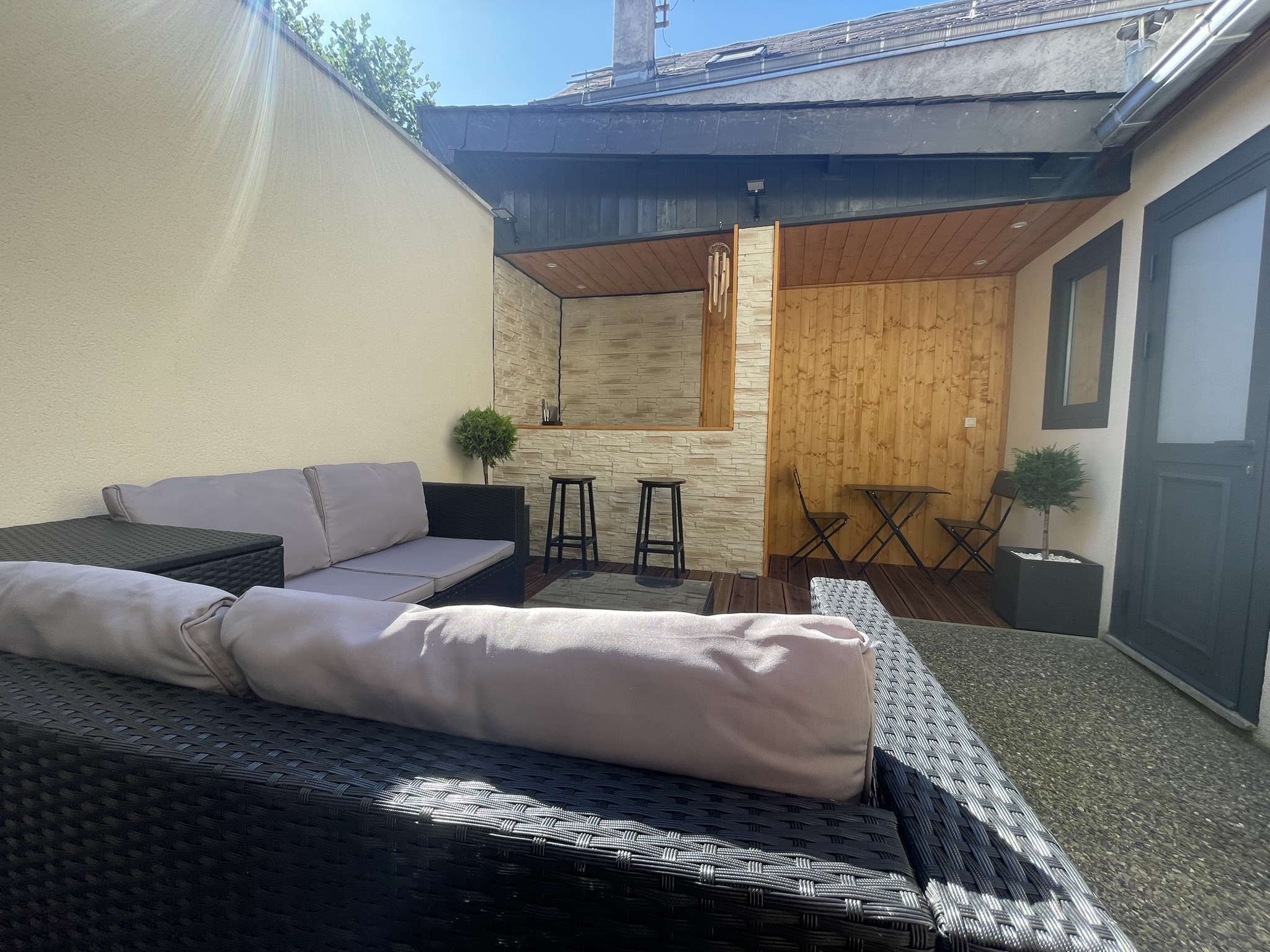 Le café au soleil