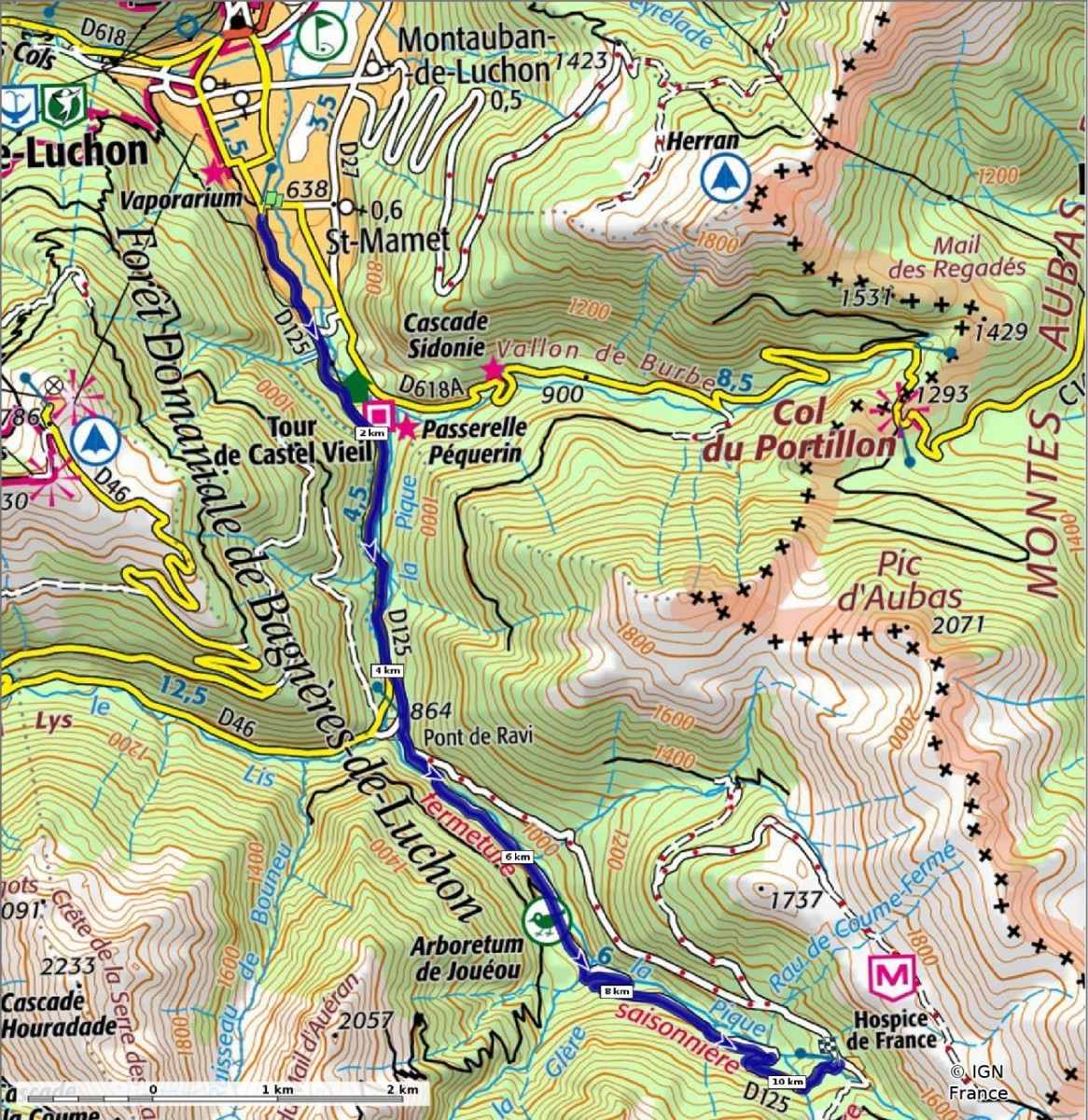 Cycl 8 - Montée de l'Hospice de France Depuis Luchon — photo 2