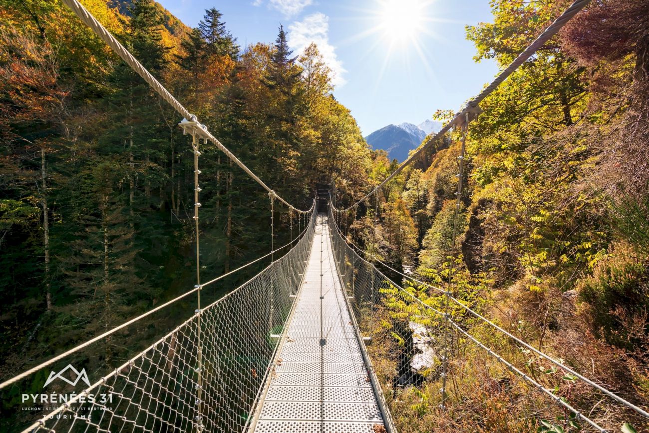 Passerelle Péquerin et Tour de Castel Vielh