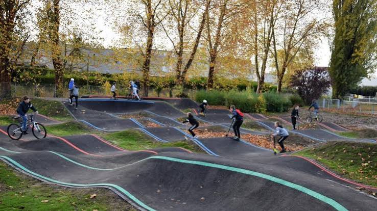 Le pumptrack du lac de Badech